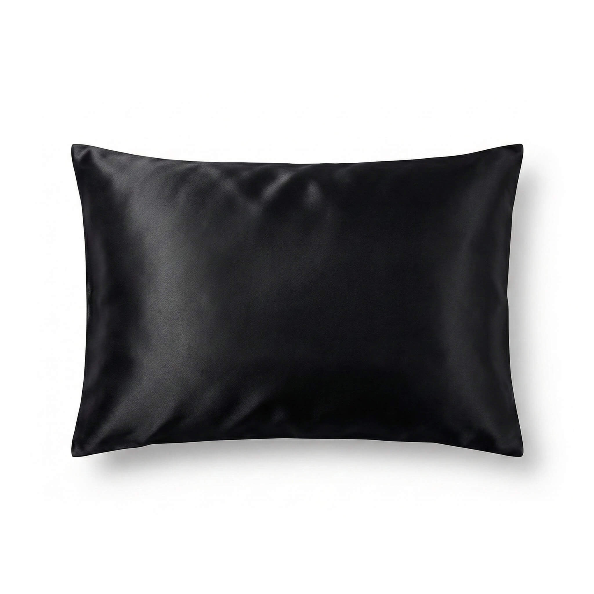 19 momų mulberry šilkinis pagalvės užvalkalas, juodos spalvos – prabangus ir švelnus odai – Milvi