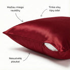 Šilkiniai pagalvių užvalkalai - Milvi