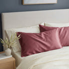 Pelenų rožinės spalvos 19 momų mulberry šilkiniai pagalvės užvalkalai – švelnus šilkas ir patogumas kokybiškam miegui – Milvi