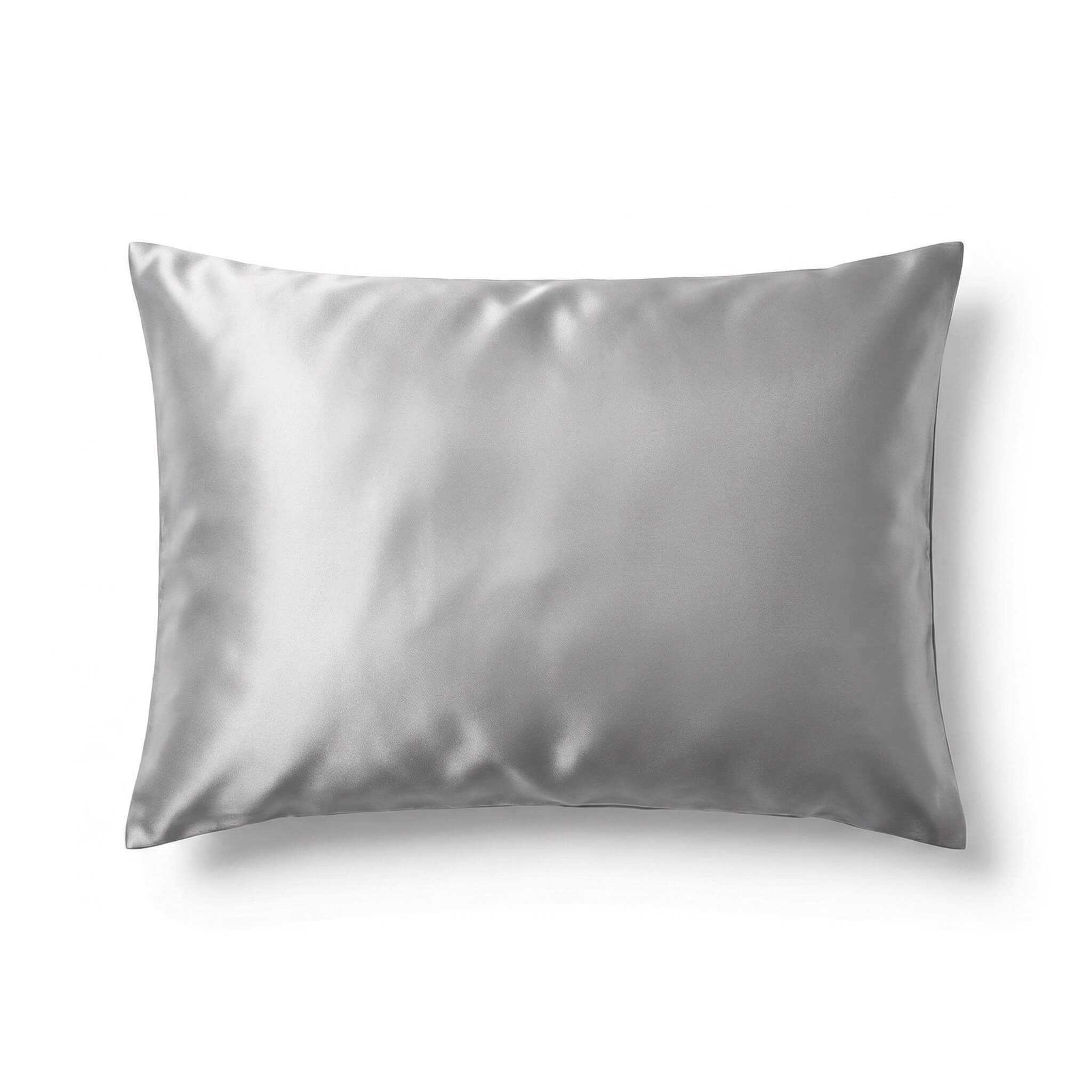 19 momų mulberry šilkinis pagalvės užvalkalas, pilkos spalvos – švelnus plaukams ir odai – Milvi