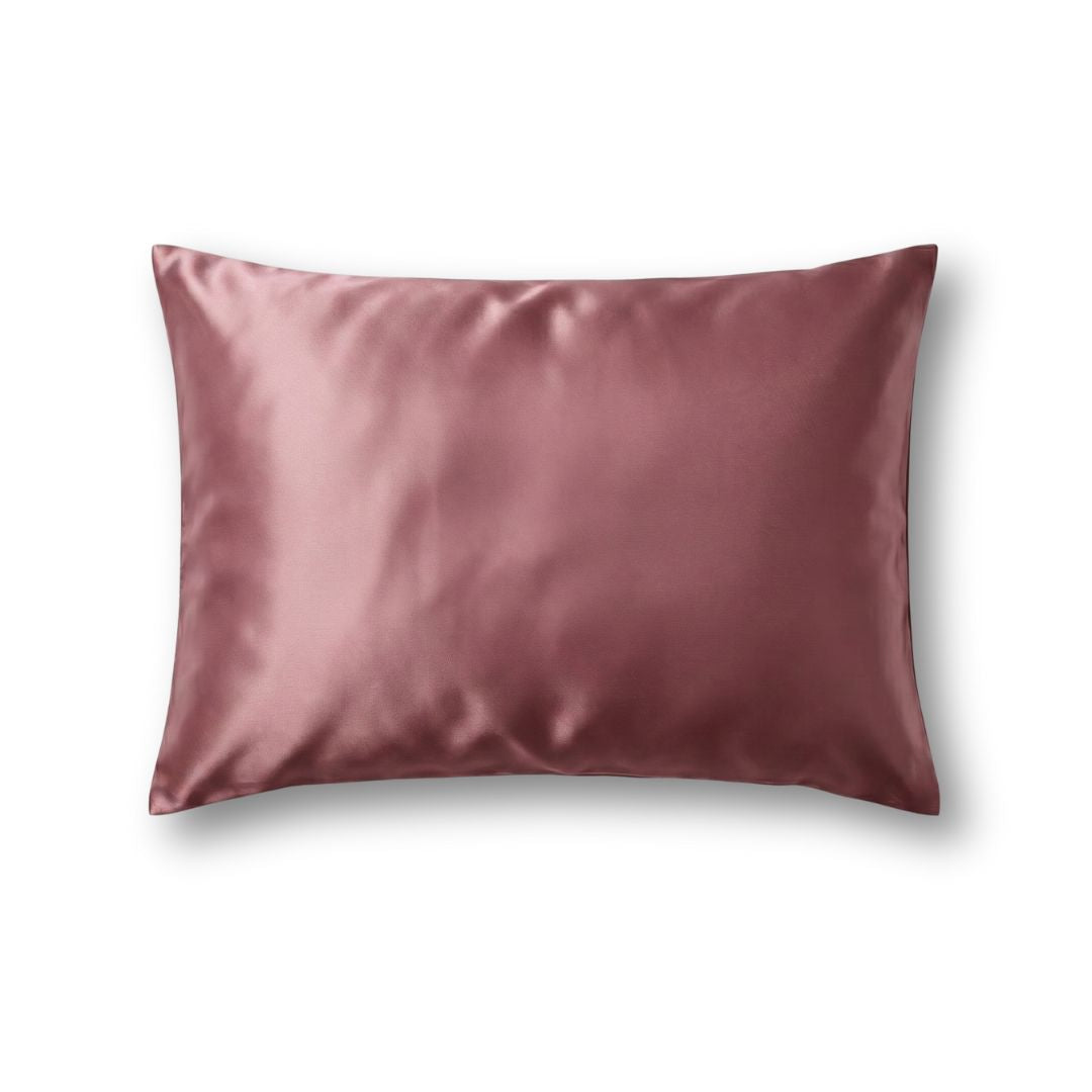 19 momų mulberry šilkinis pagalvės užvalkalas, pelenų rožinės spalvos – švelnus plaukams ir odai – Milvi