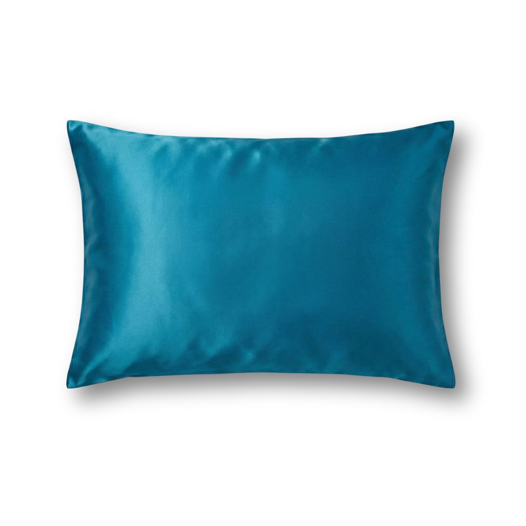 19 momų mulberry šilkinis pagalvės užvalkalas, tamsiai mėlynos spalvos – švelnus odai ir plaukams – Milvi