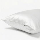 Baltas 19 momų mulberry šilkinis pagalvės užvalkalas su paslėptu užtrauktuku – Milvi
